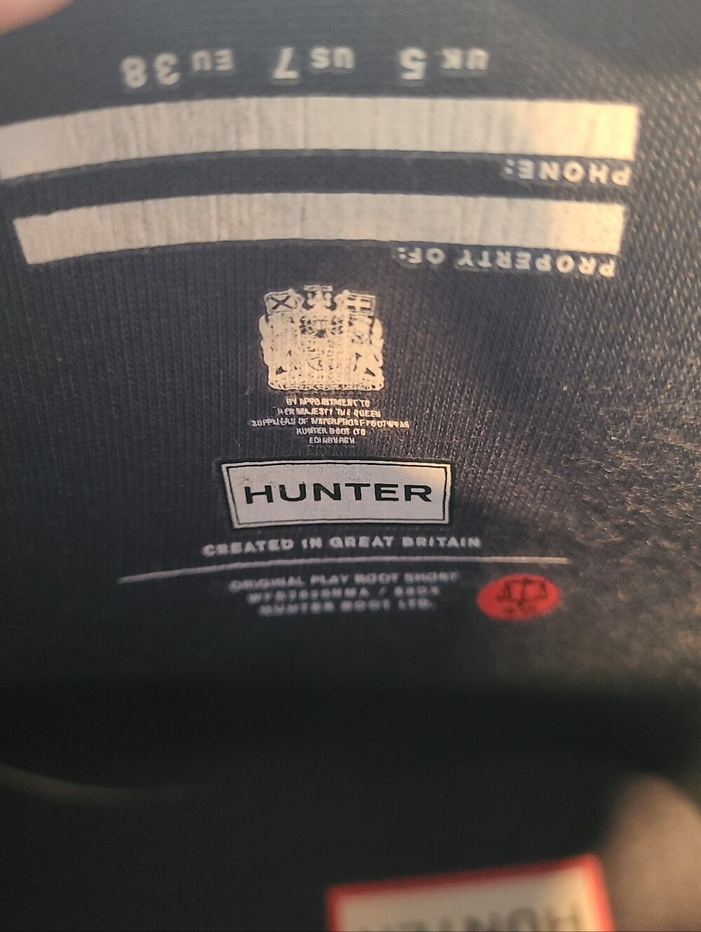 Hunter Blue Short Rain Boots - Picture 7 of 8